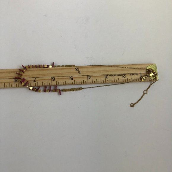 Madewell Geometric Gold Tone Adjustable Statement Necklace Festival Glamcore - Picture 8 of 8